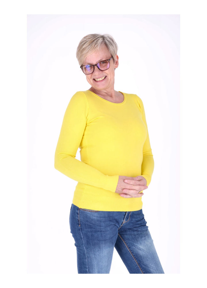 Splash of Color Strickpullover Damen