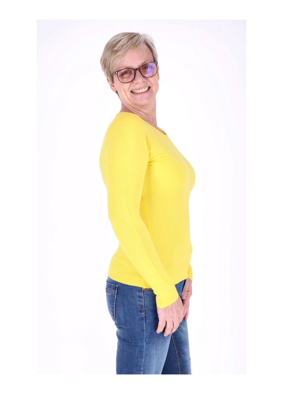 Splash of Color Strickpullover Damen