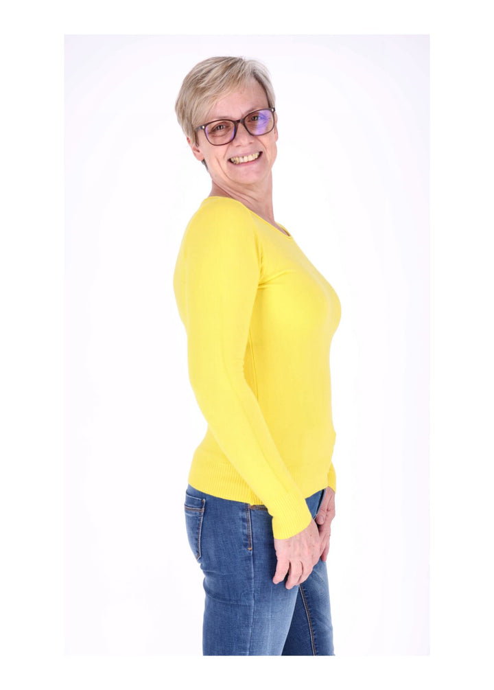Splash of Color Strickpullover Damen