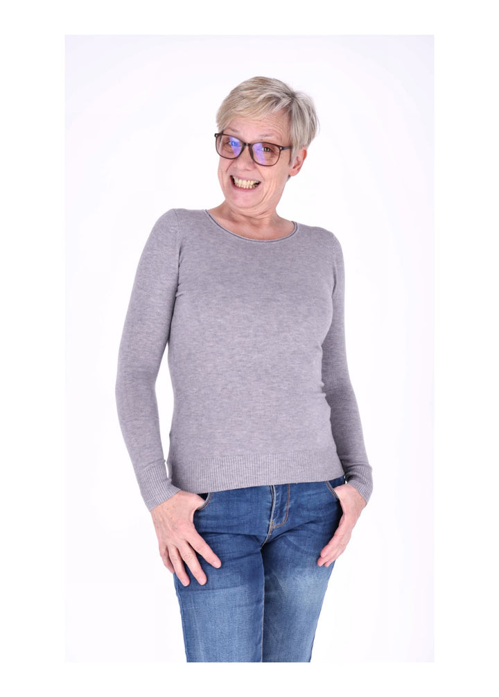 Splash of Color Strickpullover Damen