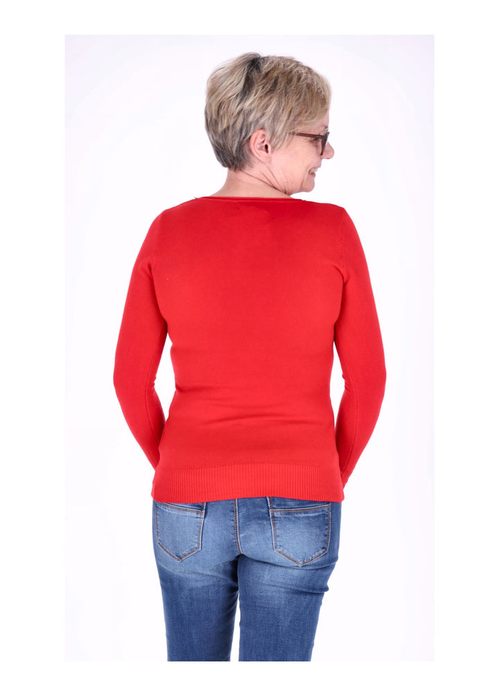 Splash of Color Strickpullover Damen