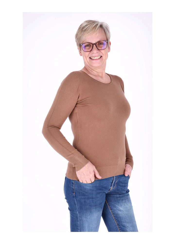 Splash of Color Strickpullover Damen