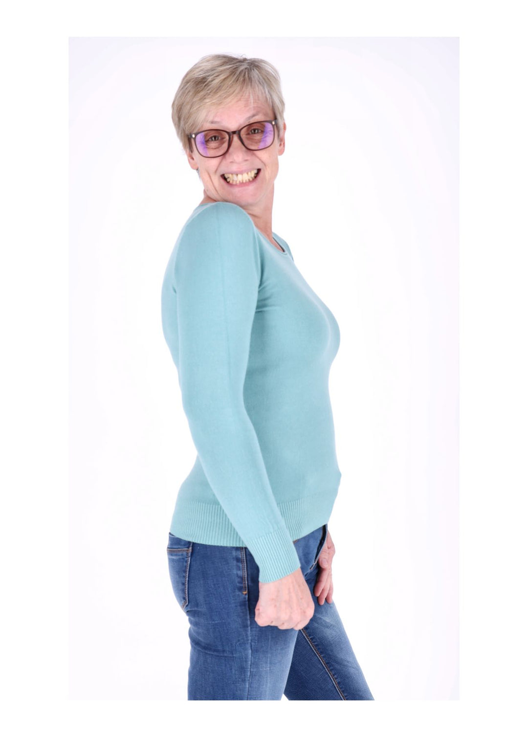 Splash of Color Strickpullover Damen