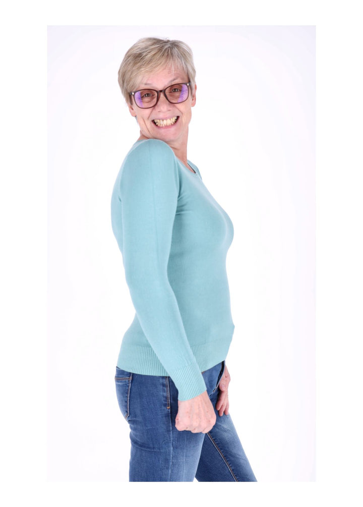 Splash of Color Strickpullover Damen