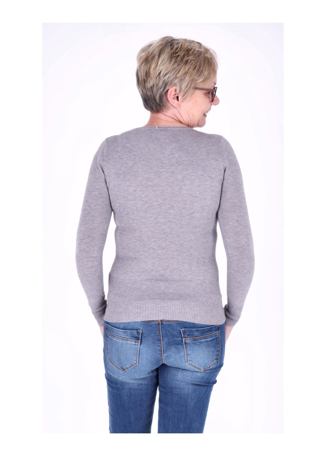 Splash of Color Strickpullover Damen