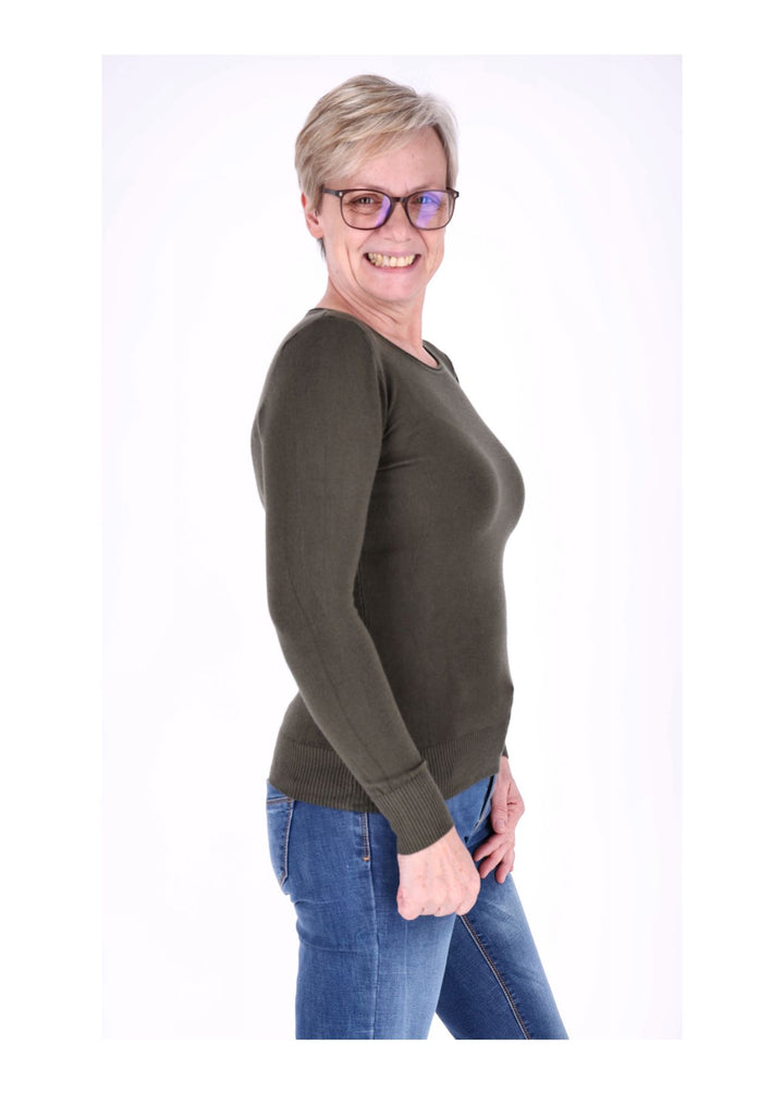 Splash of Color Strickpullover Damen