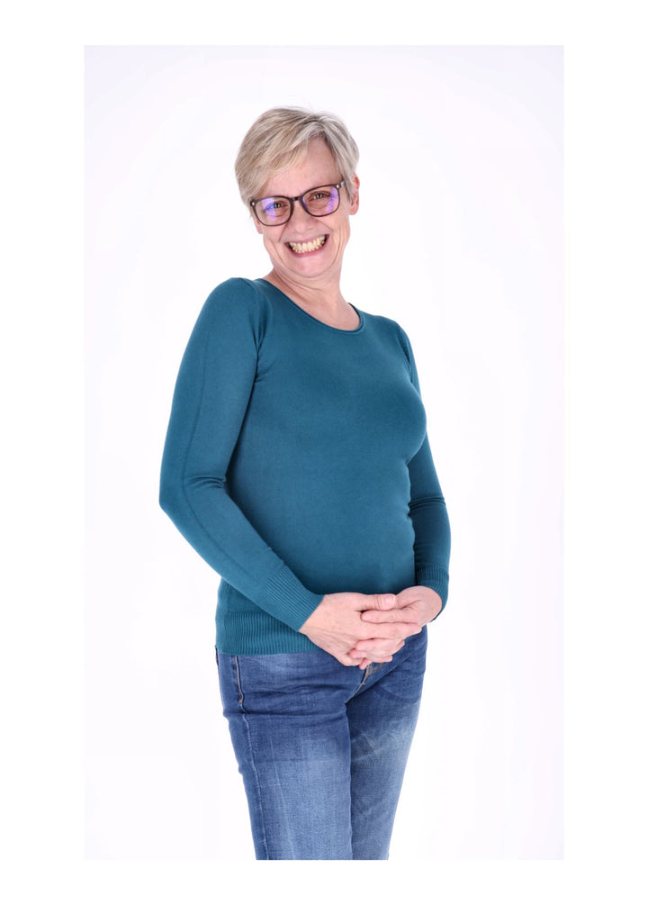 Splash of Color Strickpullover Damen