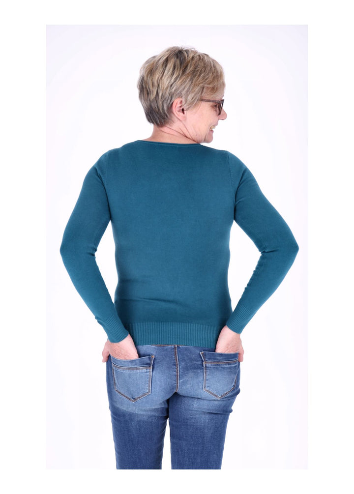 Splash of Color Strickpullover Damen