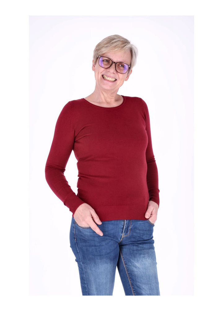 Splash of Color Strickpullover Damen