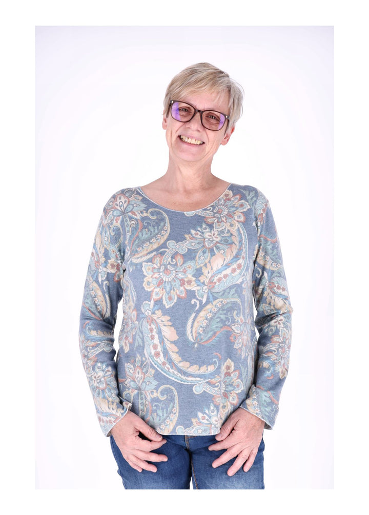 Splash of Color Damen Shirt Paisley