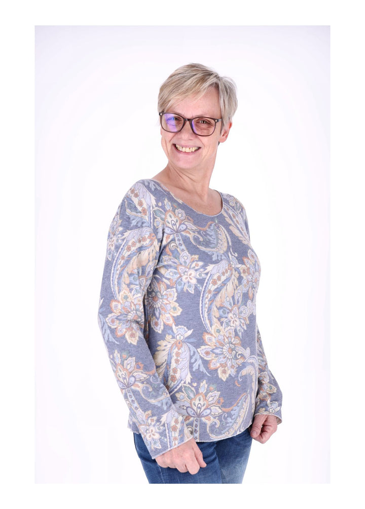 Splash of Color Damen Shirt Paisley