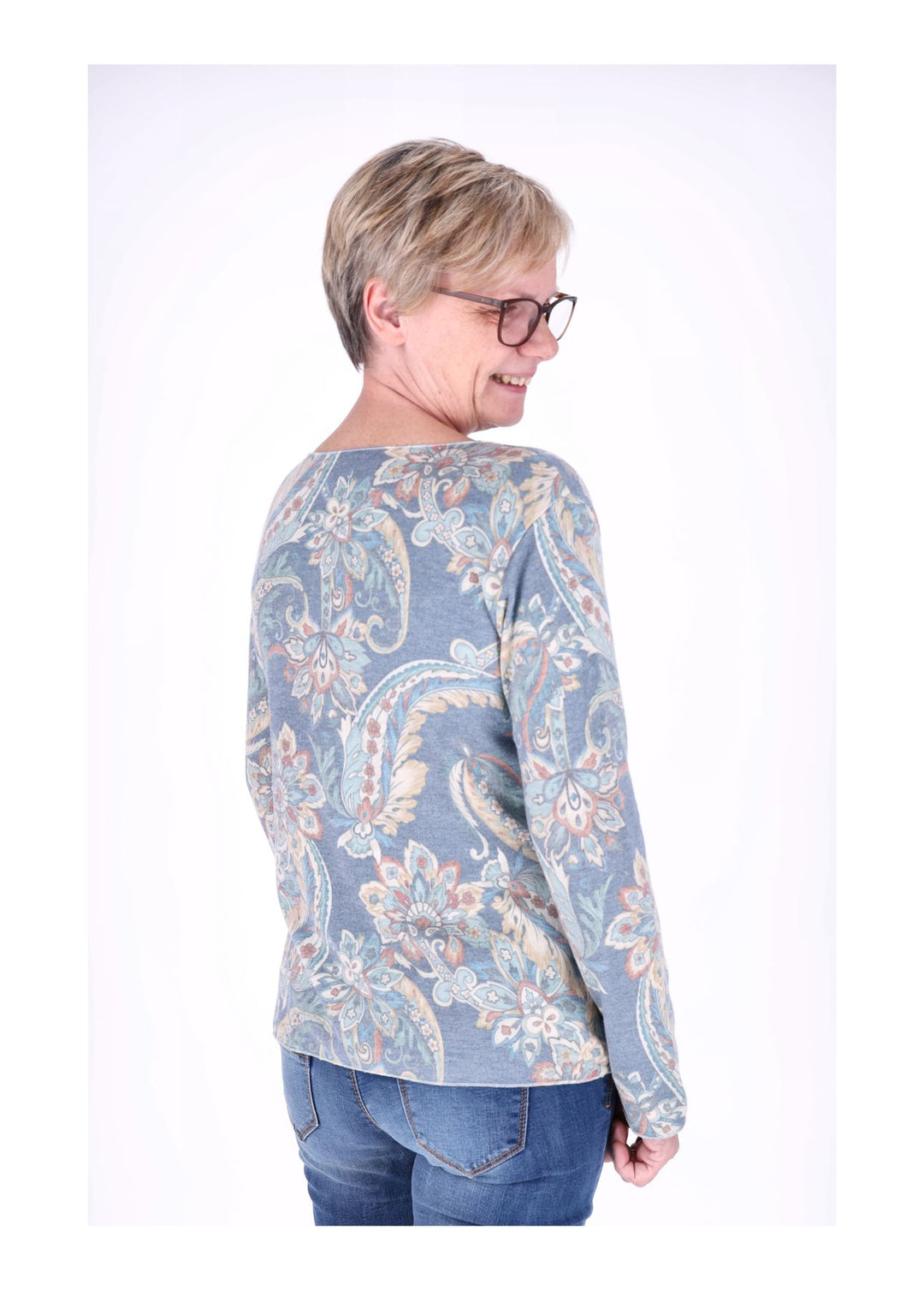 Splash of Color Damen Shirt Paisley