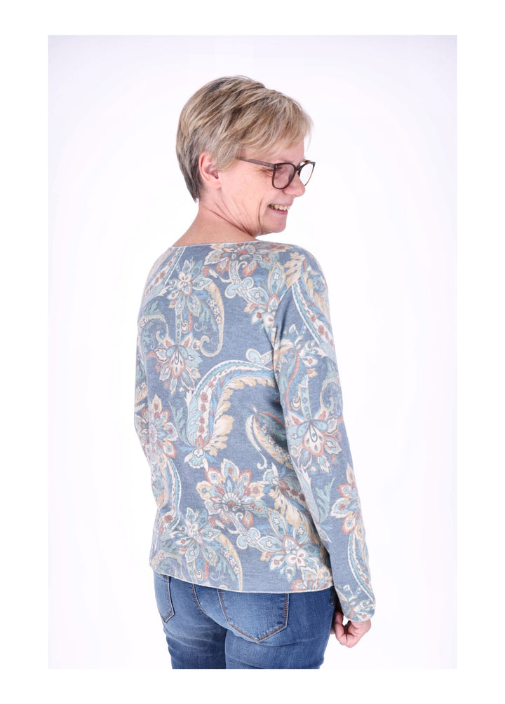 Splash of Color Damen Shirt Paisley
