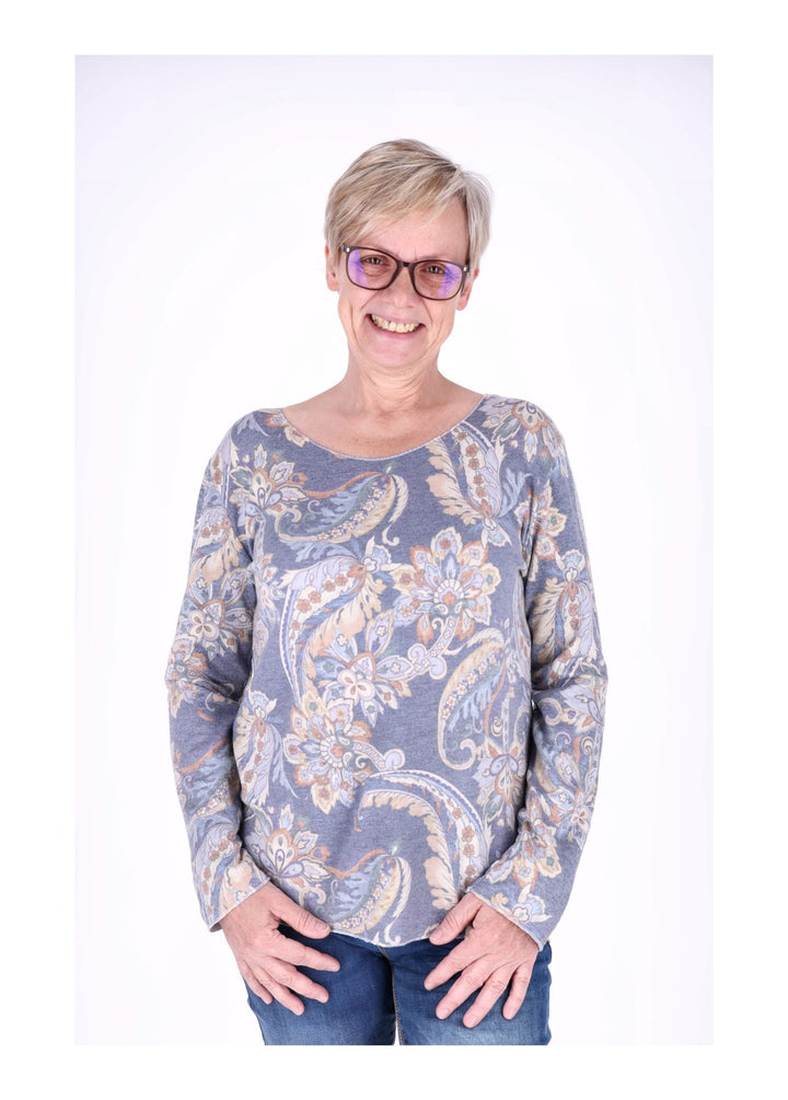 Splash of Color Damen Shirt Paisley