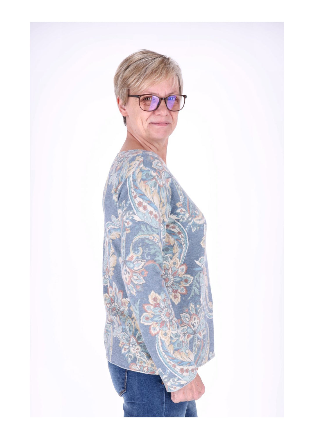 Splash of Color Damen Shirt Paisley