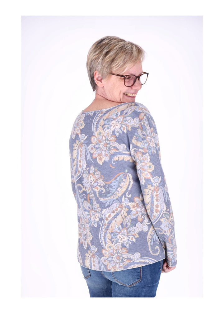 Splash of Color Damen Shirt Paisley
