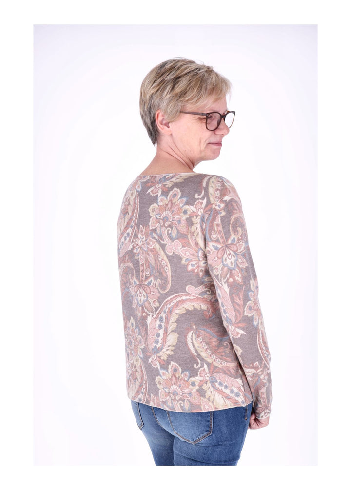 Splash of Color Damen Shirt Paisley