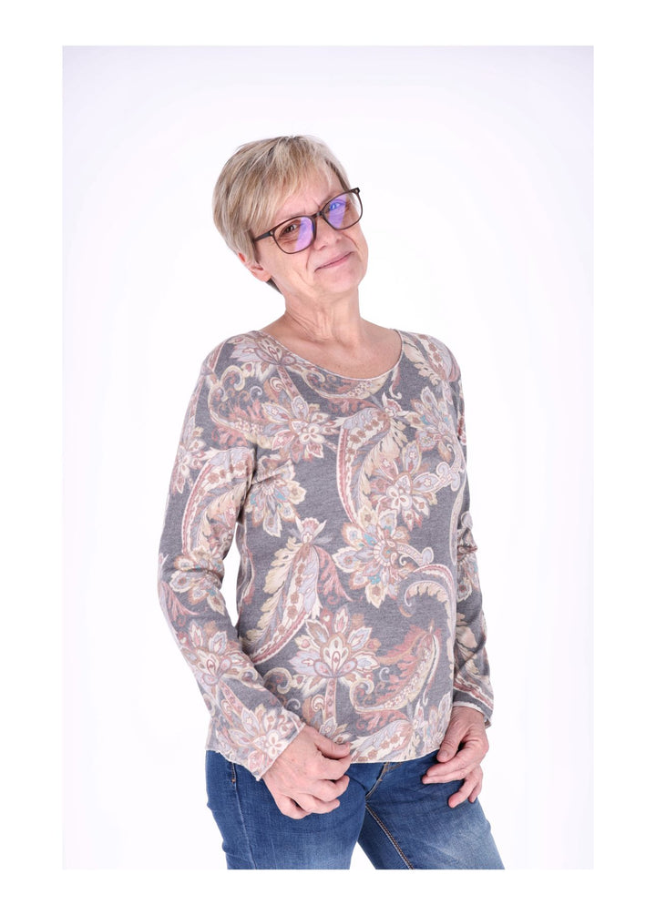 Splash of Color Damen Shirt Paisley