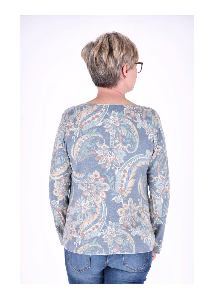 Splash of Color Damen Shirt Paisley