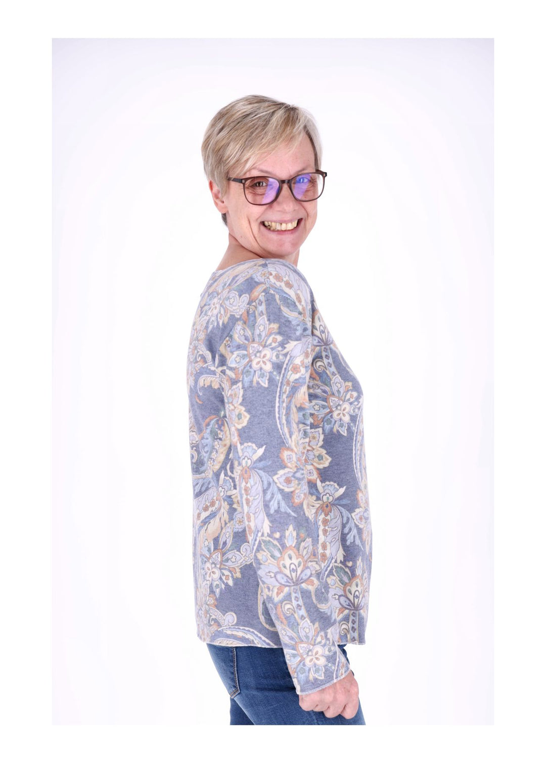 Splash of Color Damen Shirt Paisley
