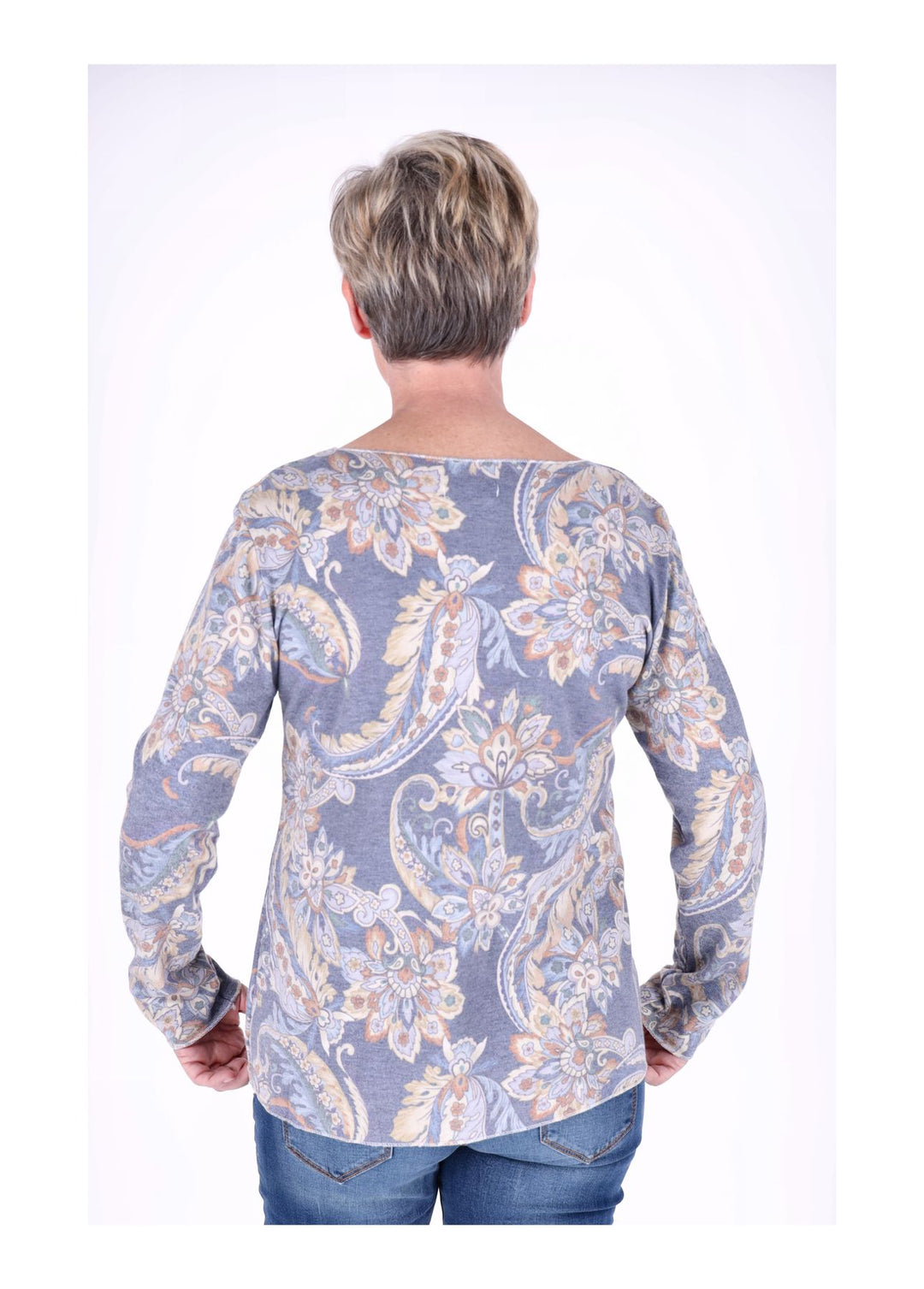 Splash of Color Damen Shirt Paisley