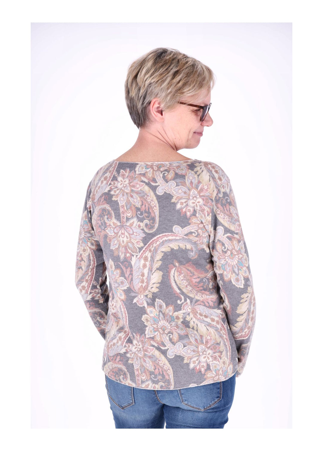 Splash of Color Damen Shirt Paisley