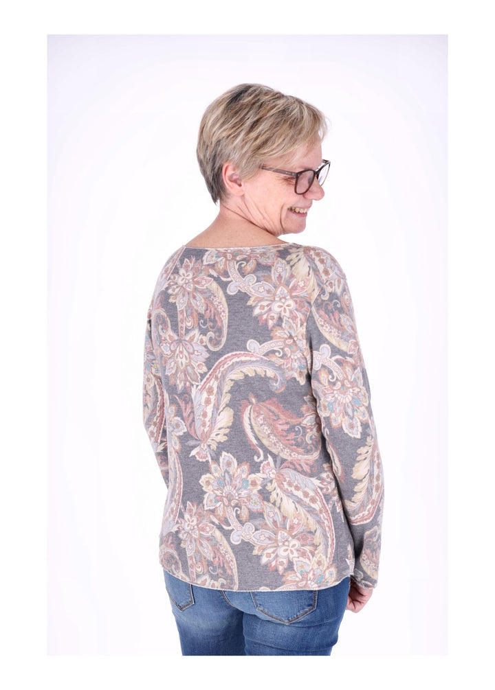 Splash of Color Damen Shirt Paisley