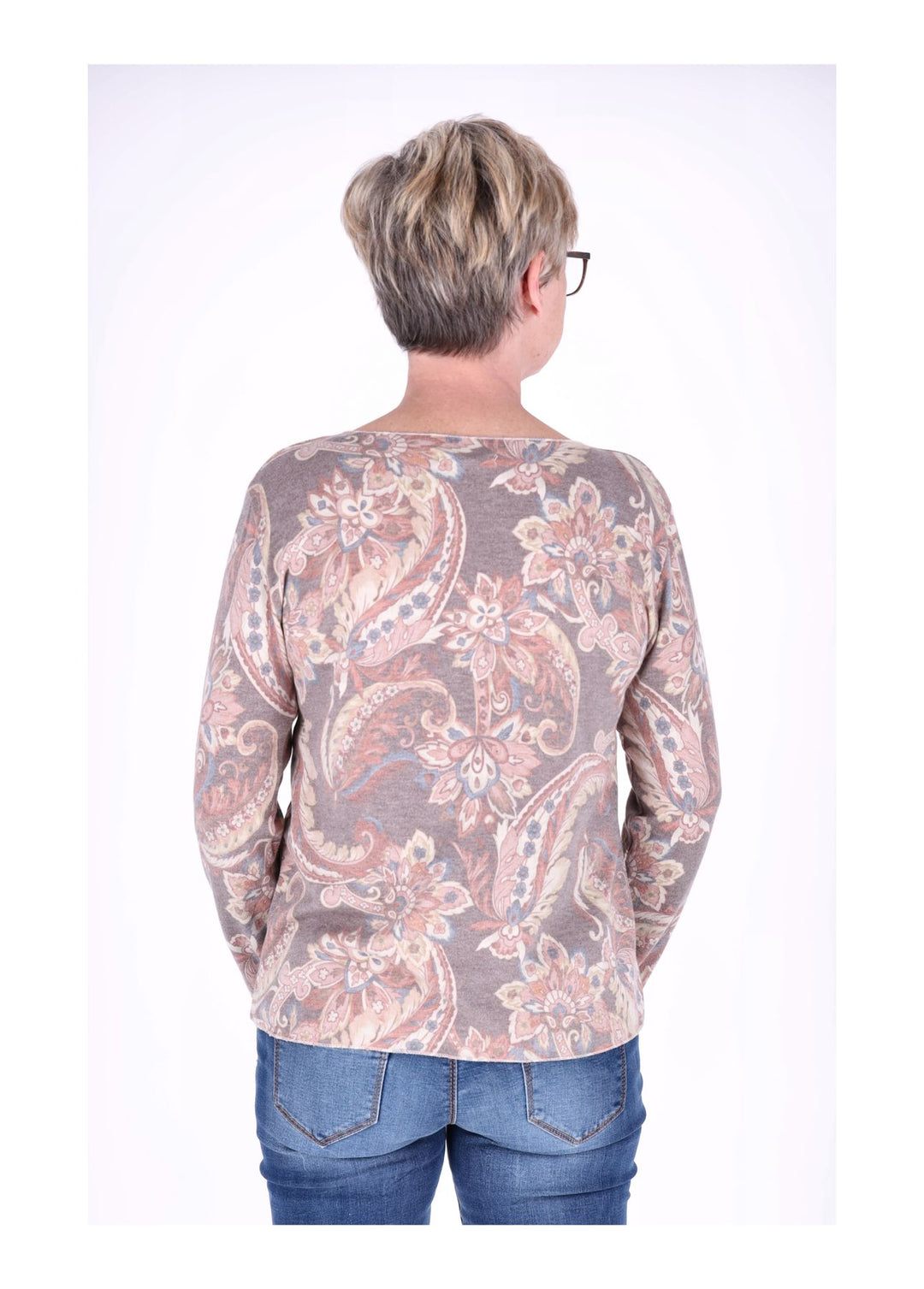 Splash of Color Damen Shirt Paisley