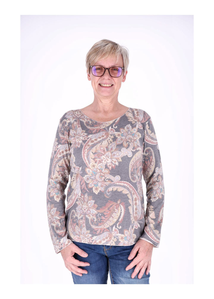 Splash of Color Damen Shirt Paisley