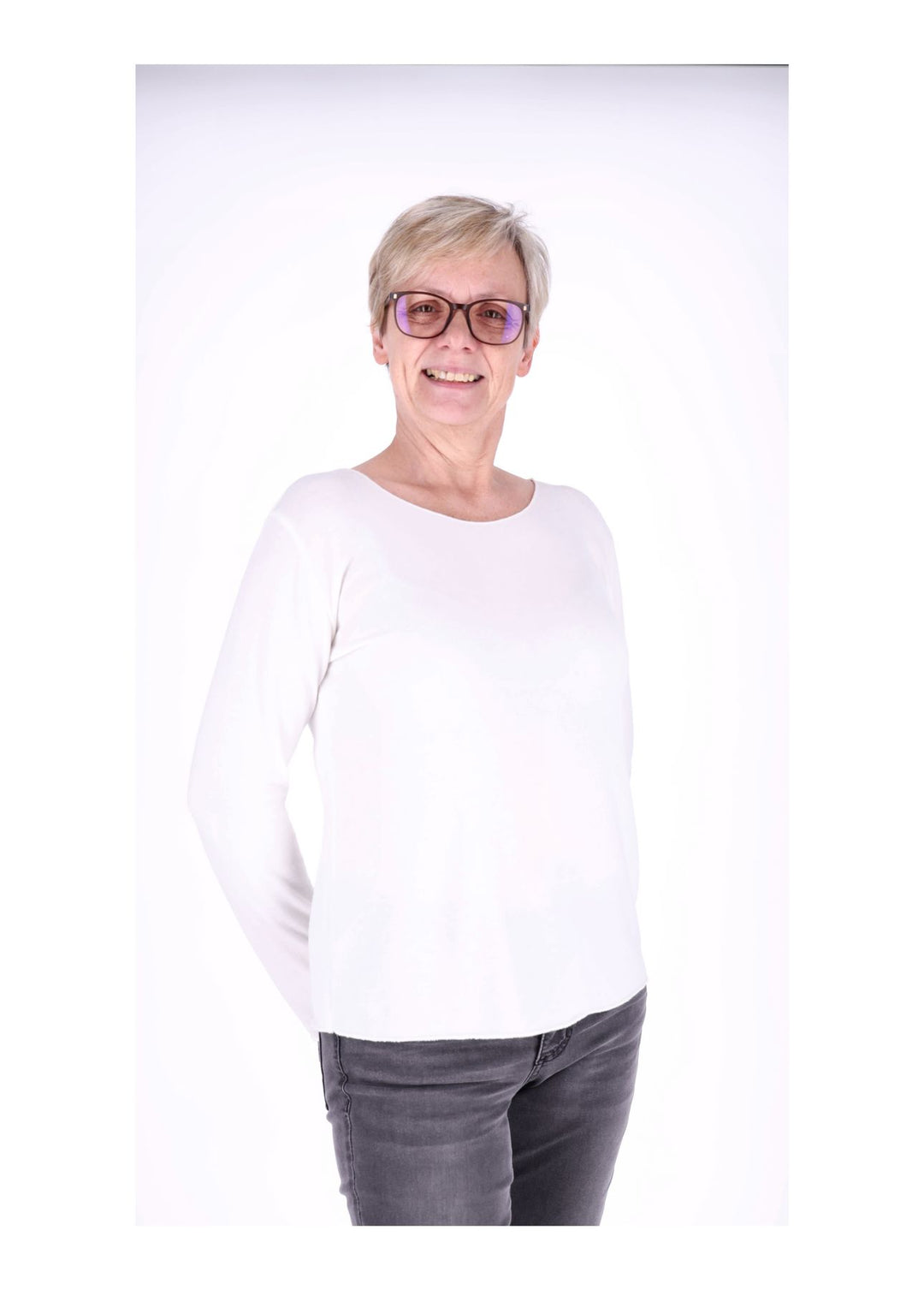 Splash of Color Basic Shirt Damen