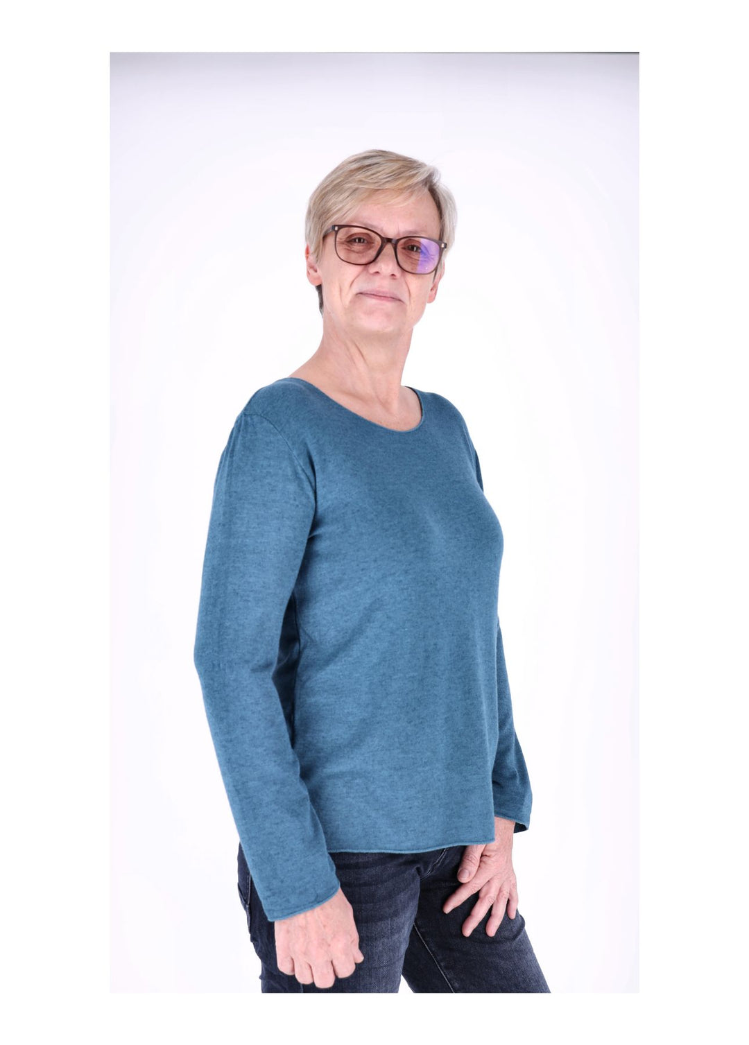 Splash of Color Basic Shirt Damen