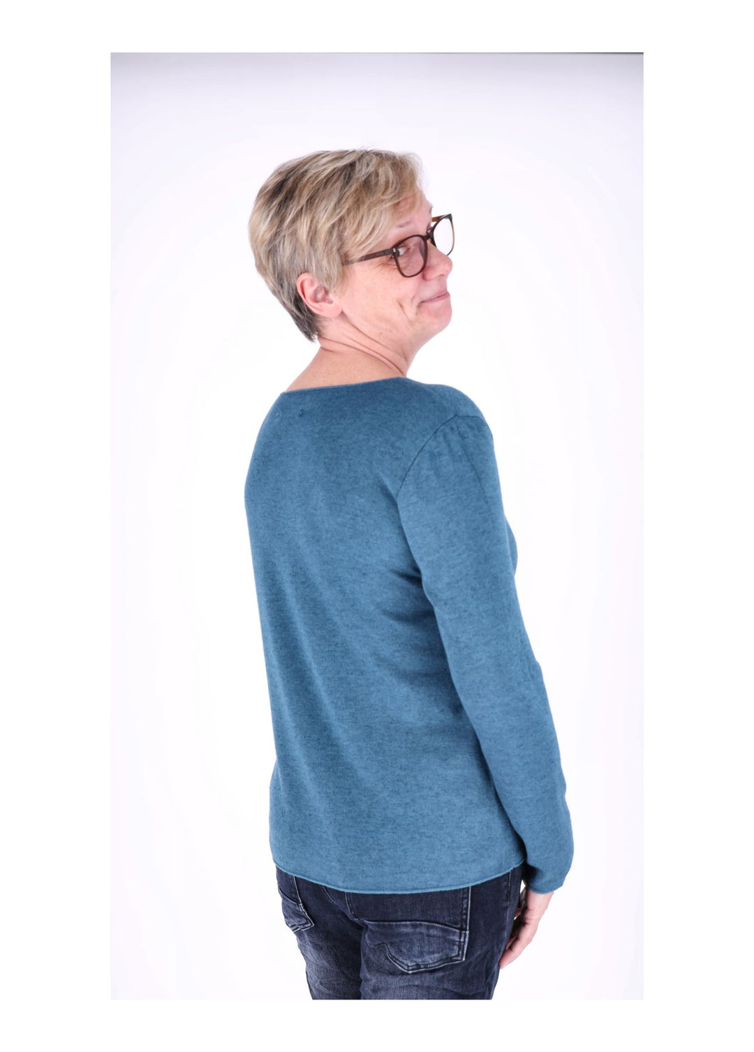 Splash of Color Basic Shirt Damen