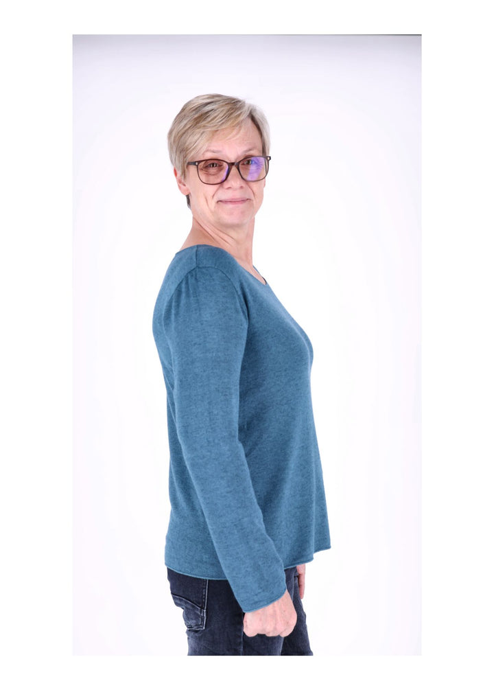 Splash of Color Basic Shirt Damen