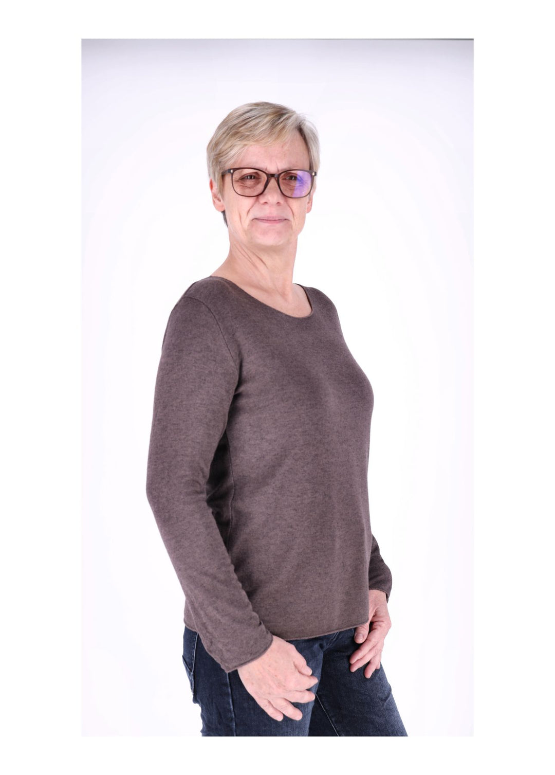 Splash of Color Basic Shirt Damen