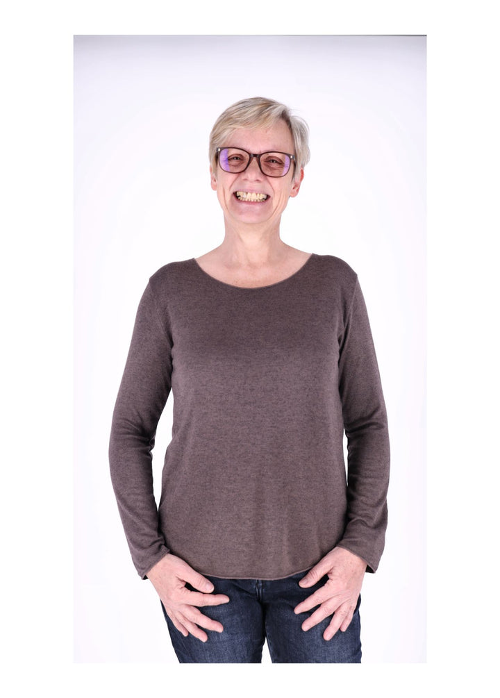 Splash of Color Basic Shirt Damen