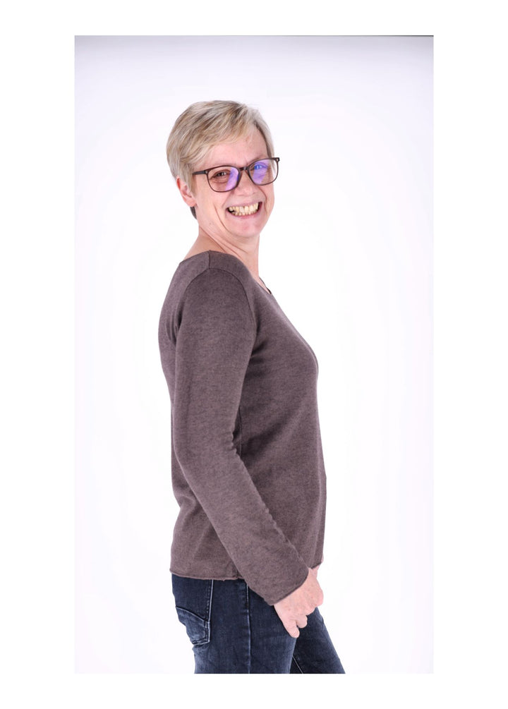 Splash of Color Basic Shirt Damen