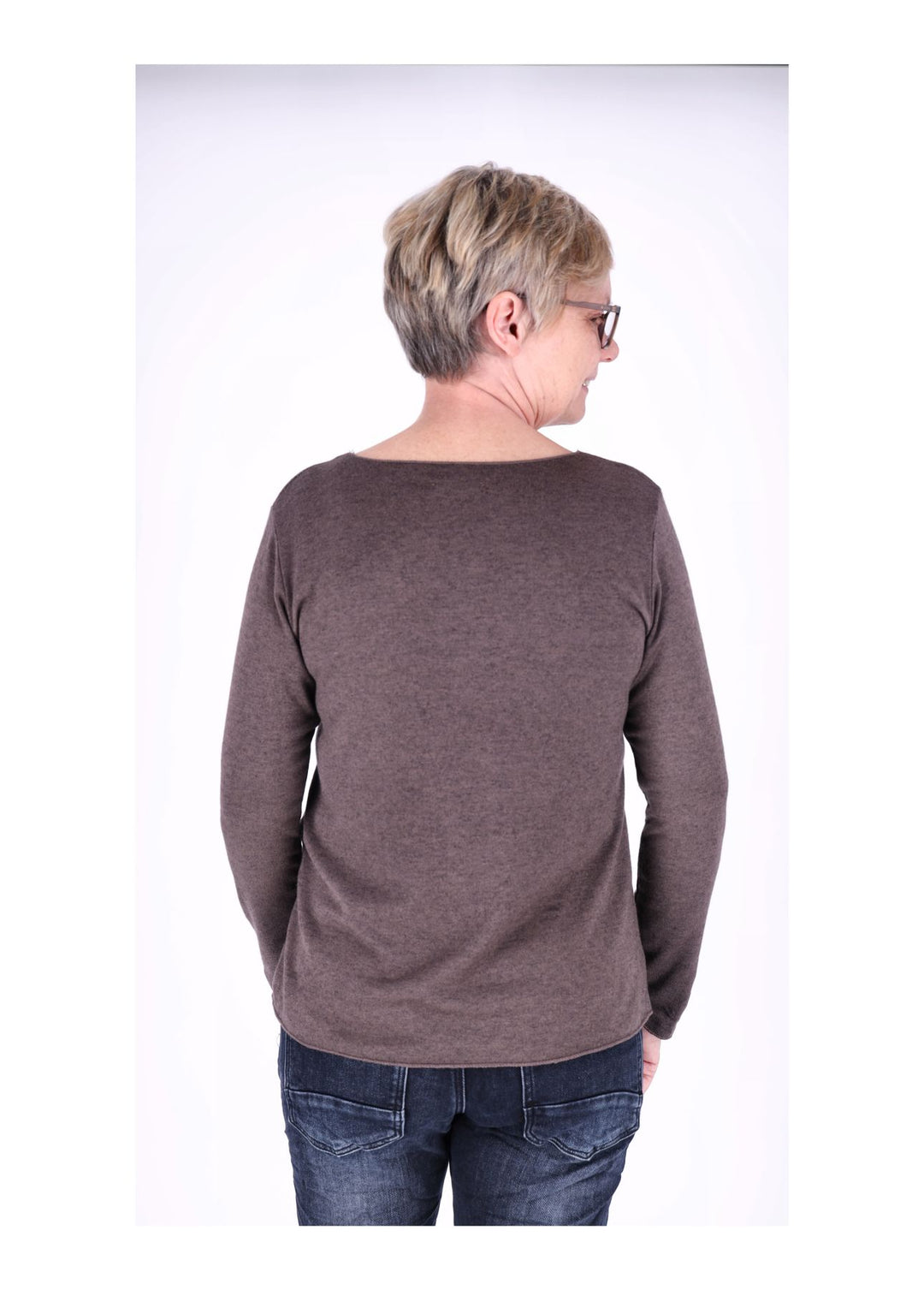 Splash of Color Basic Shirt Damen