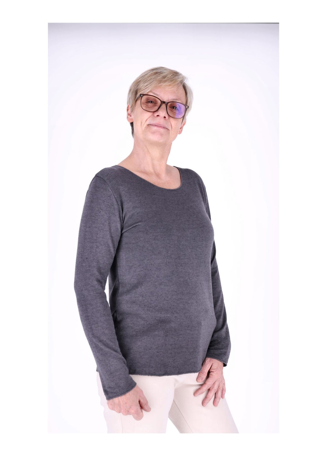 Splash of Color Basic Shirt Damen
