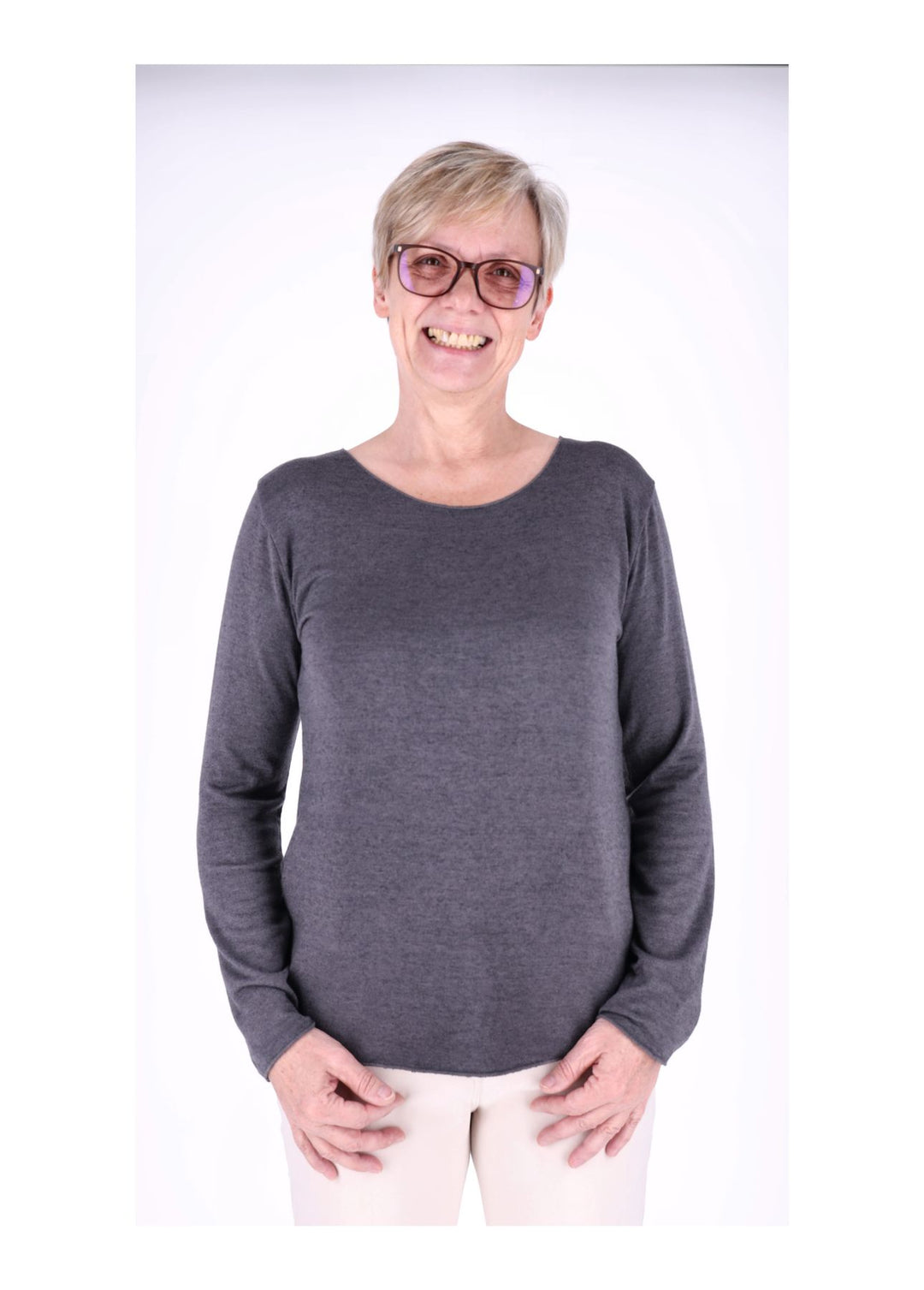 Splash of Color Basic Shirt Damen