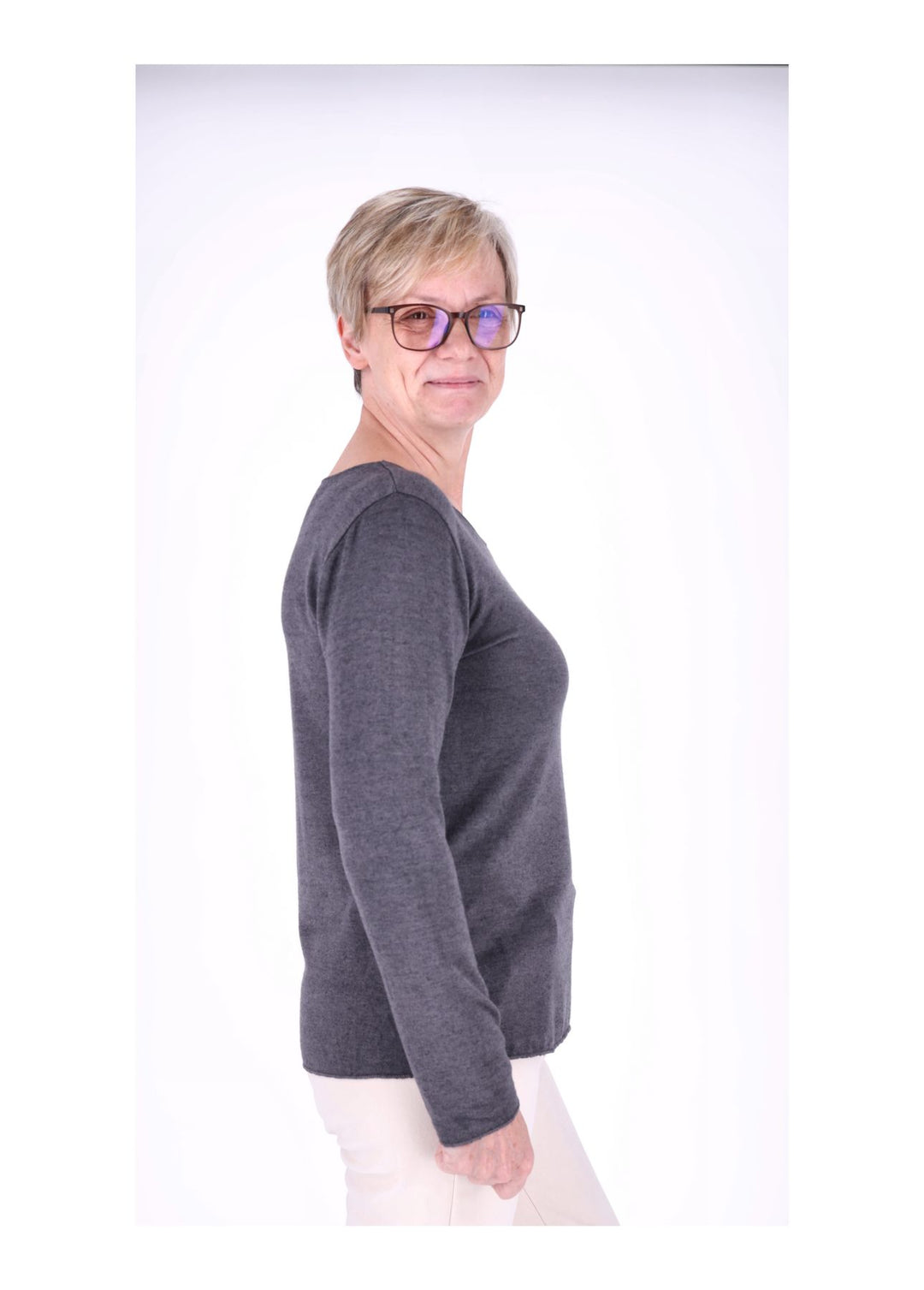 Splash of Color Basic Shirt Damen