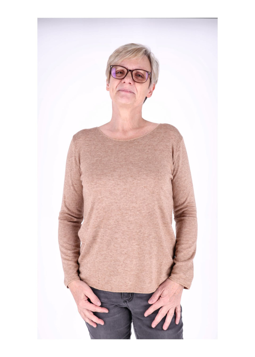 Splash of Color Basic Shirt Damen