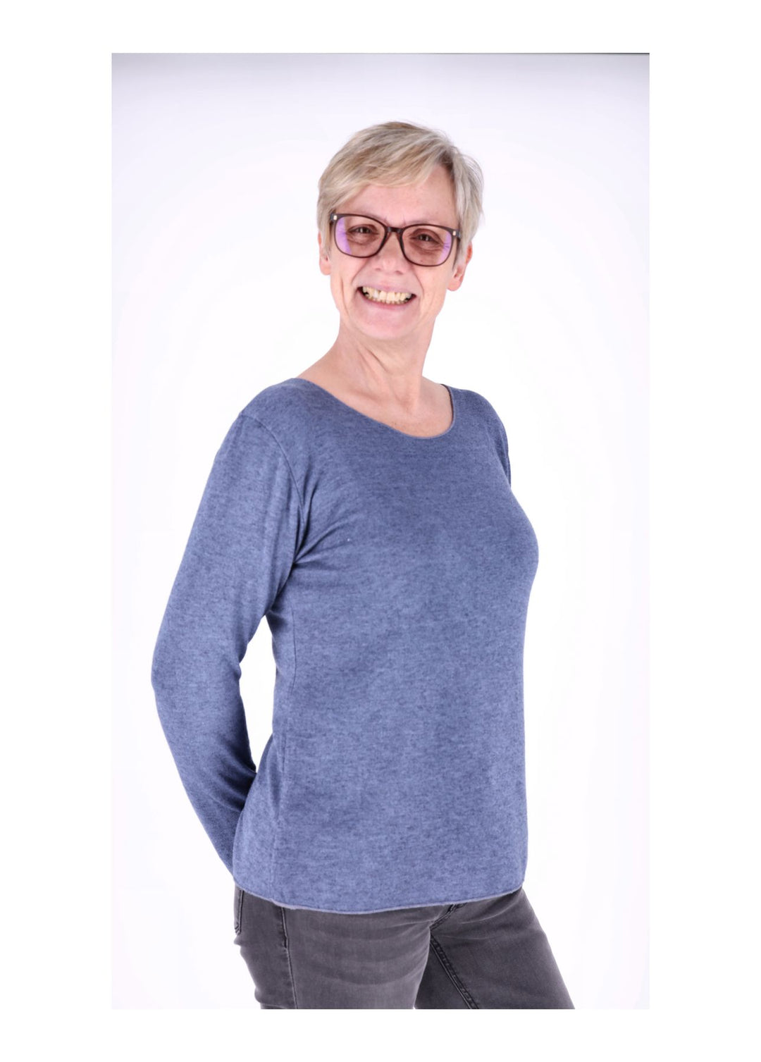 Splash of Color Basic Shirt Damen