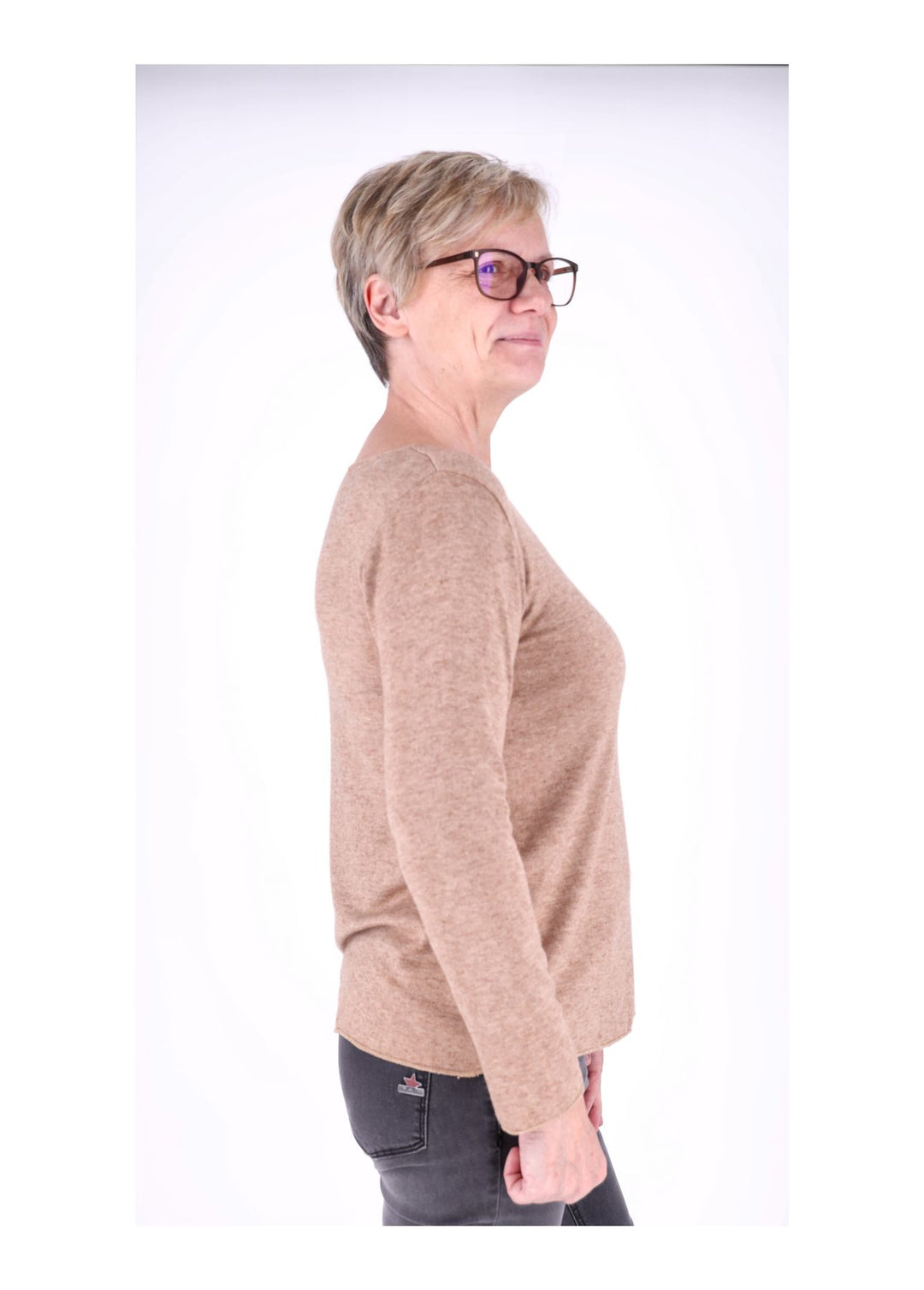 Splash of Color Basic Shirt Damen