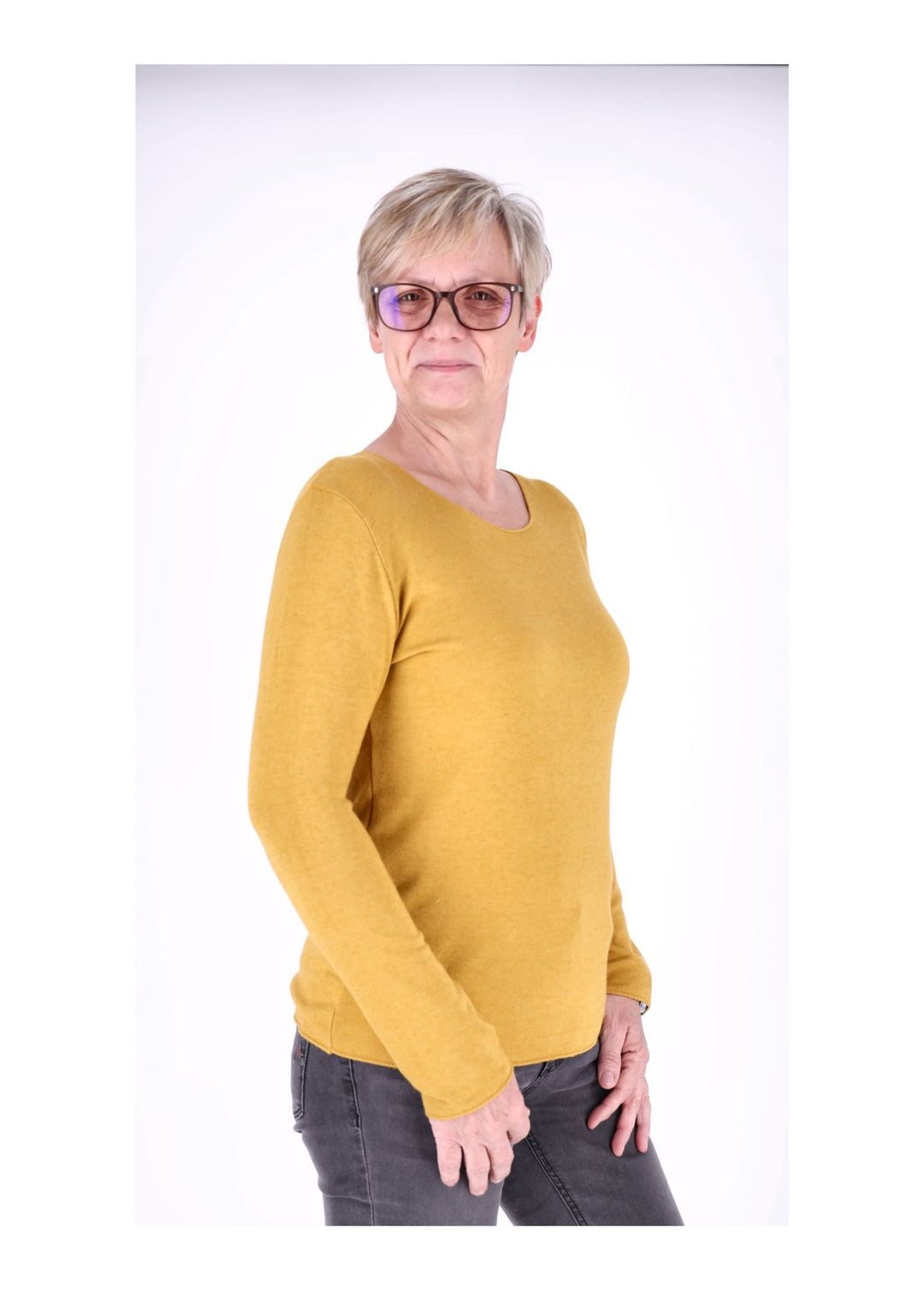 Splash of Color Basic Shirt Damen