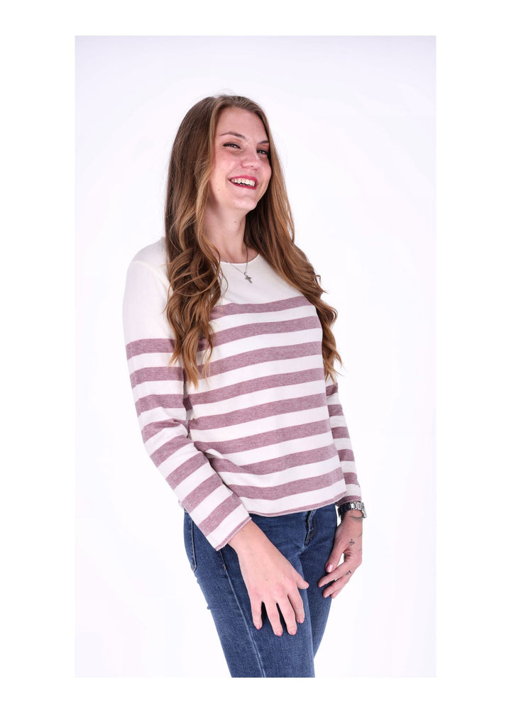 Splash of Color Damen Ringel Shirt