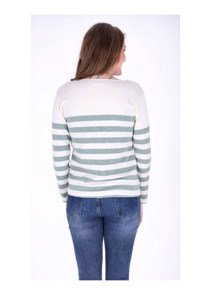 Splash of Color Damen Ringel Shirt