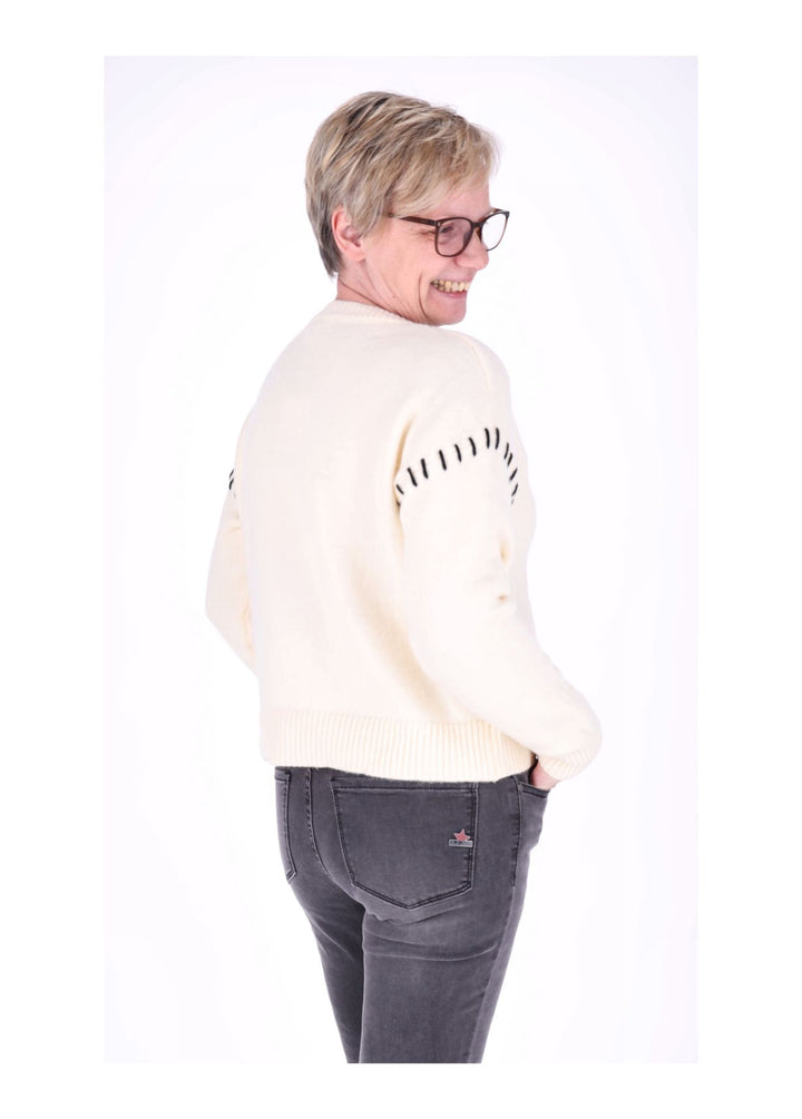 Splash of Color Strickpullover Damen