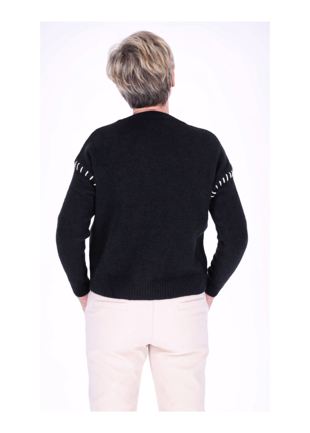 Splash of Color Strickpullover Damen