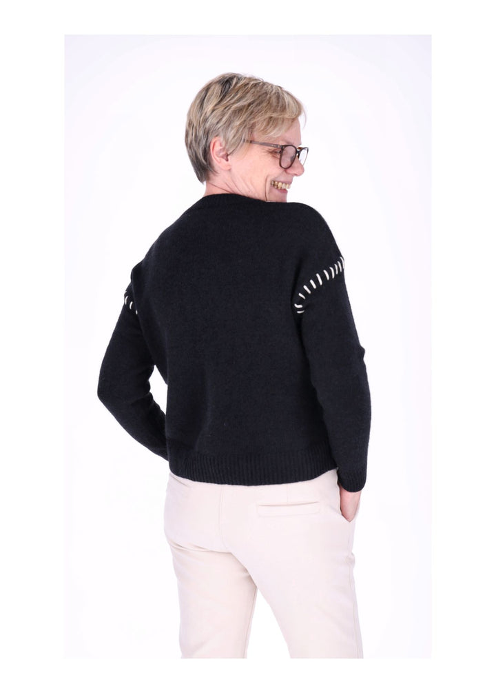 Splash of Color Strickpullover Damen