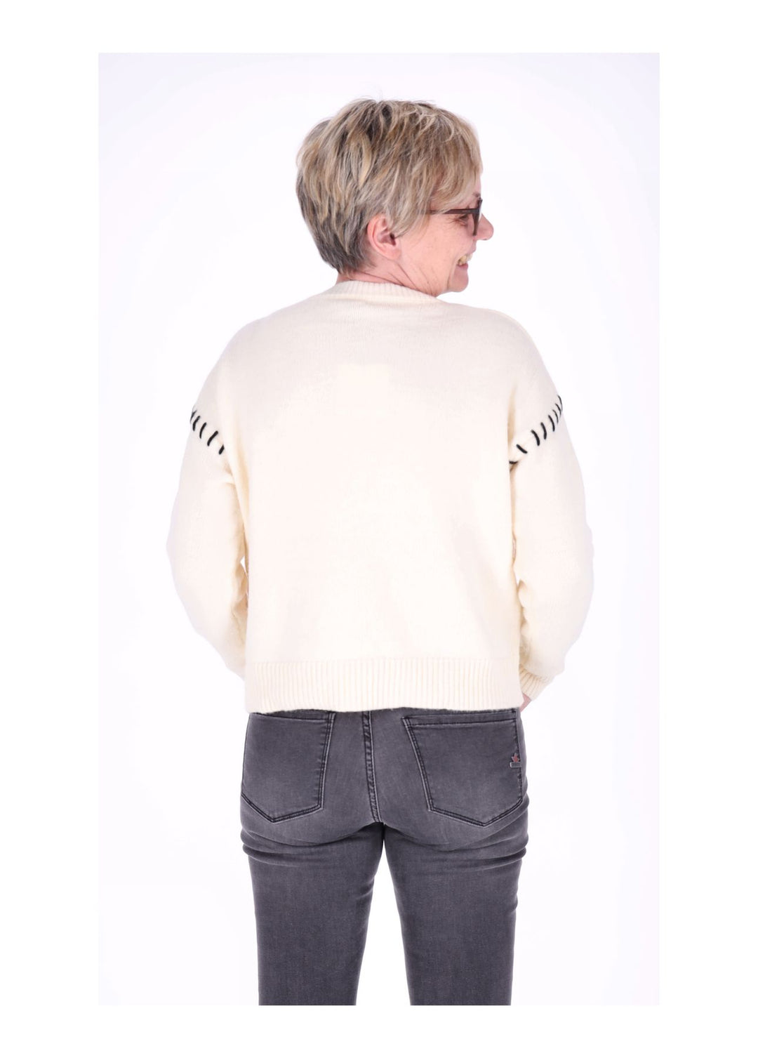 Splash of Color Strickpullover Damen